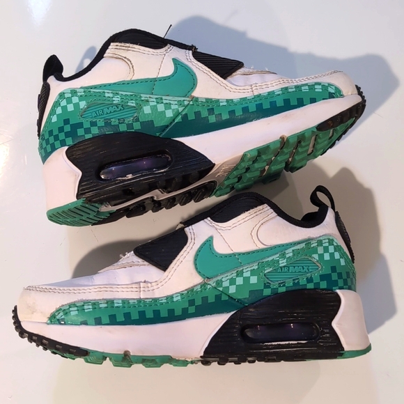 Nike Air Max Minecraft kids sneakers size 12 - Picture 1 of 2